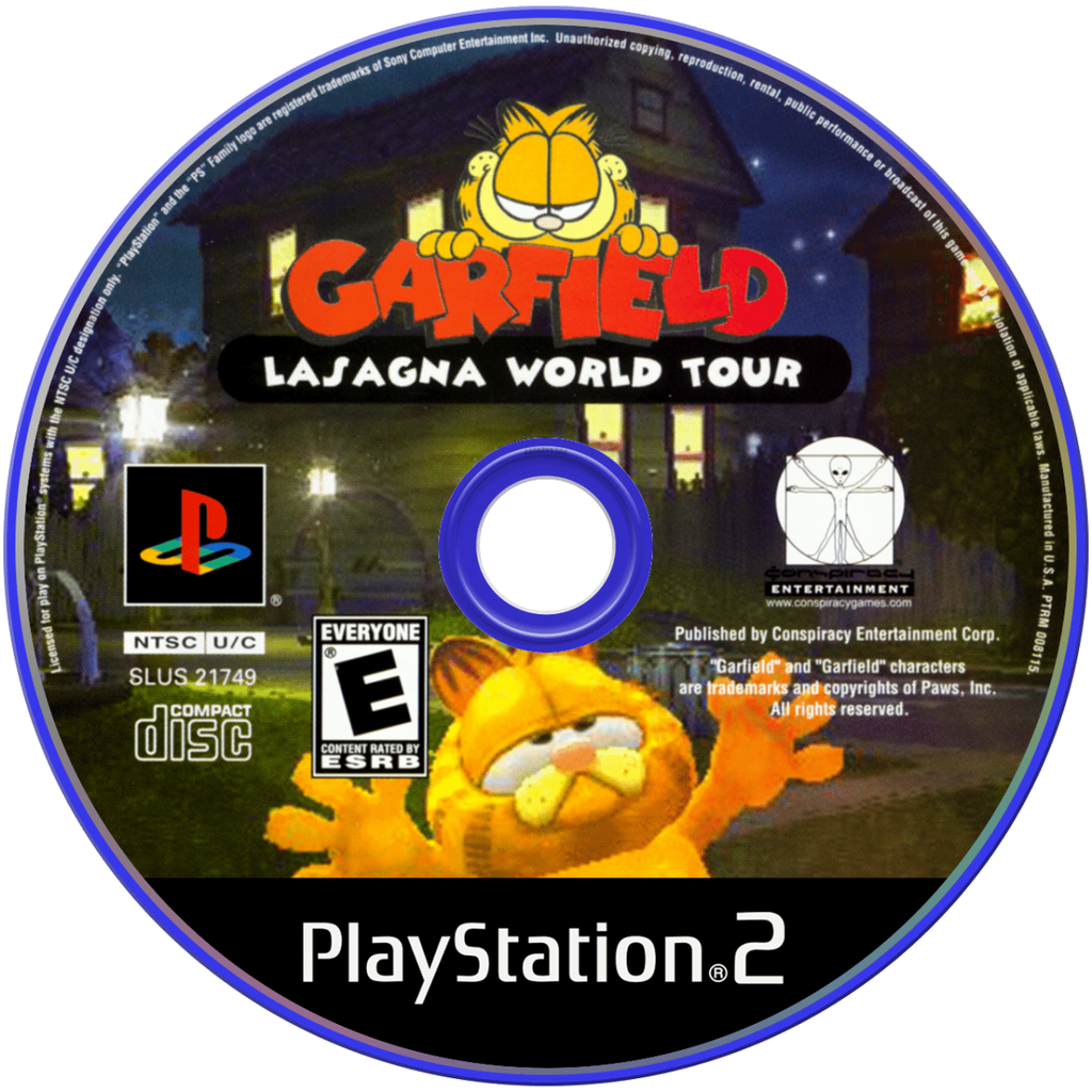 Garfield: Lasagna World Tour – PlayStation 2 (PS2)