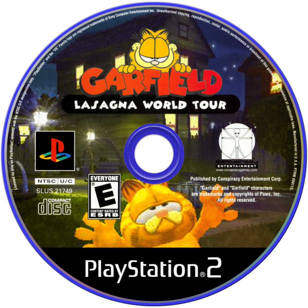 Garfield: Lasagna World Tour – PlayStation 2 (PS2)