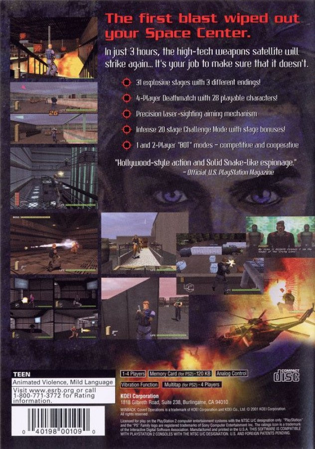 Winback: Covert Operations – PlayStation 2 (PS2)