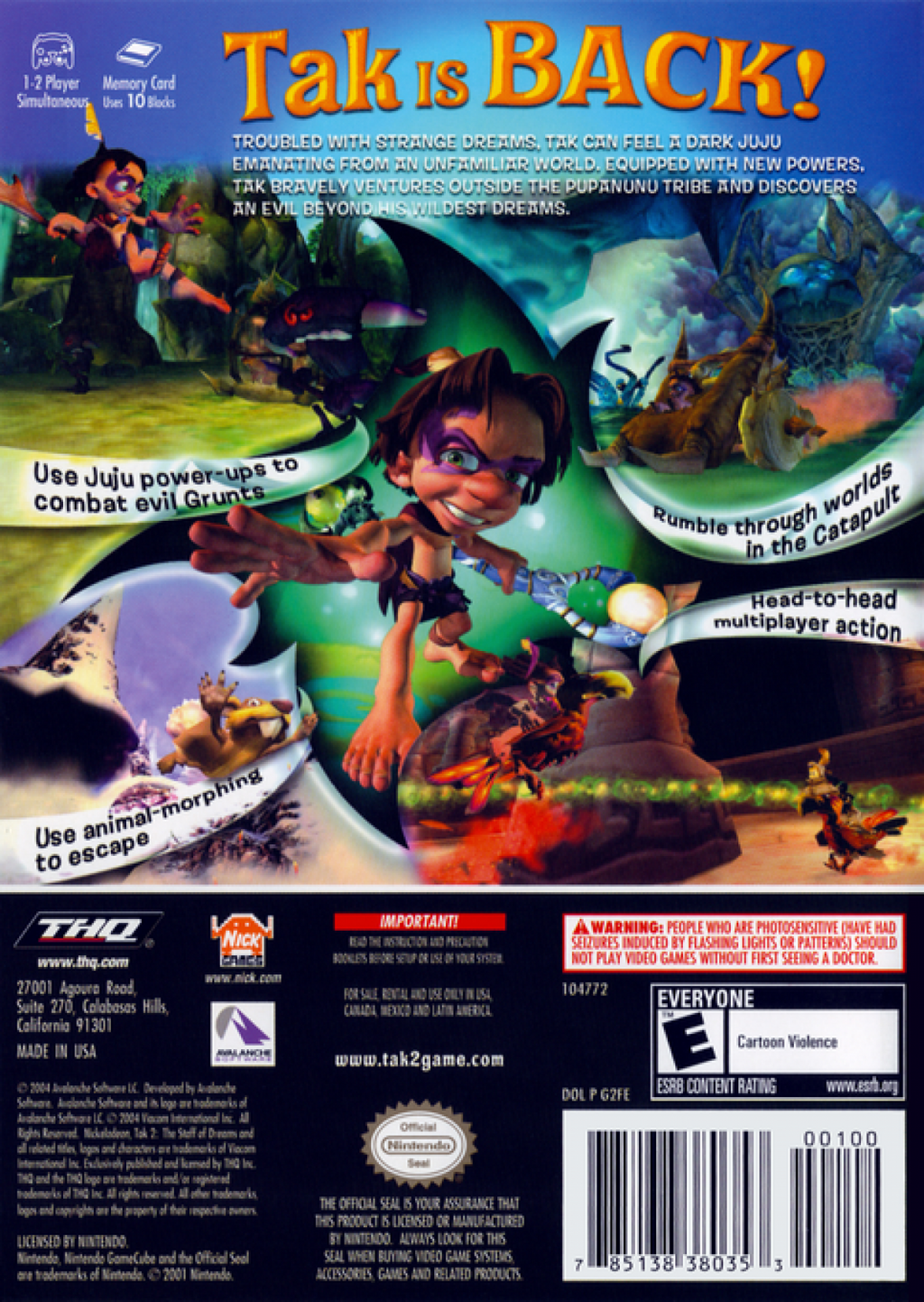Tak 2: The Staff of Dreams – GameCube (GC)