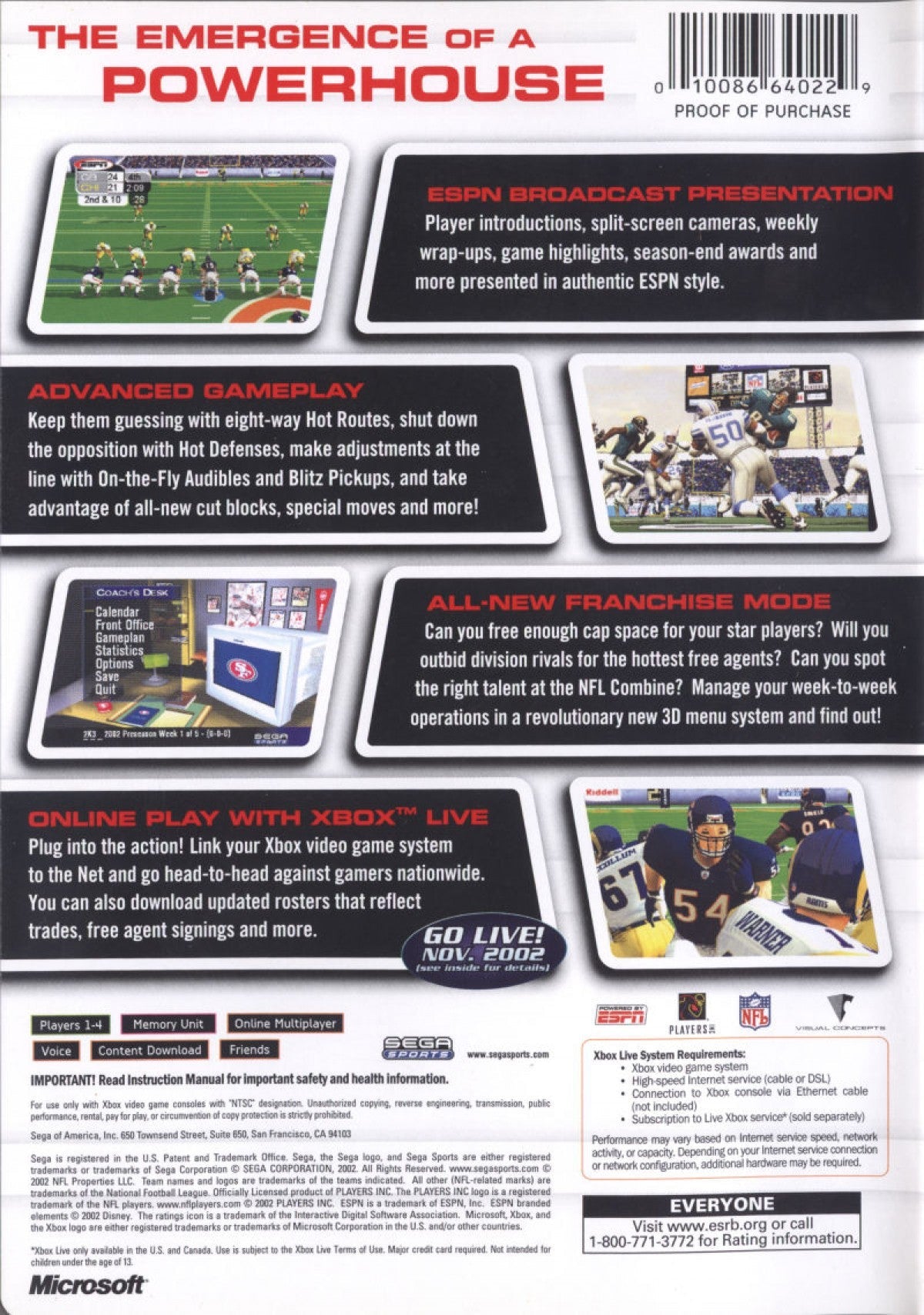 NFL 2K3 – Xbox (XBOX)