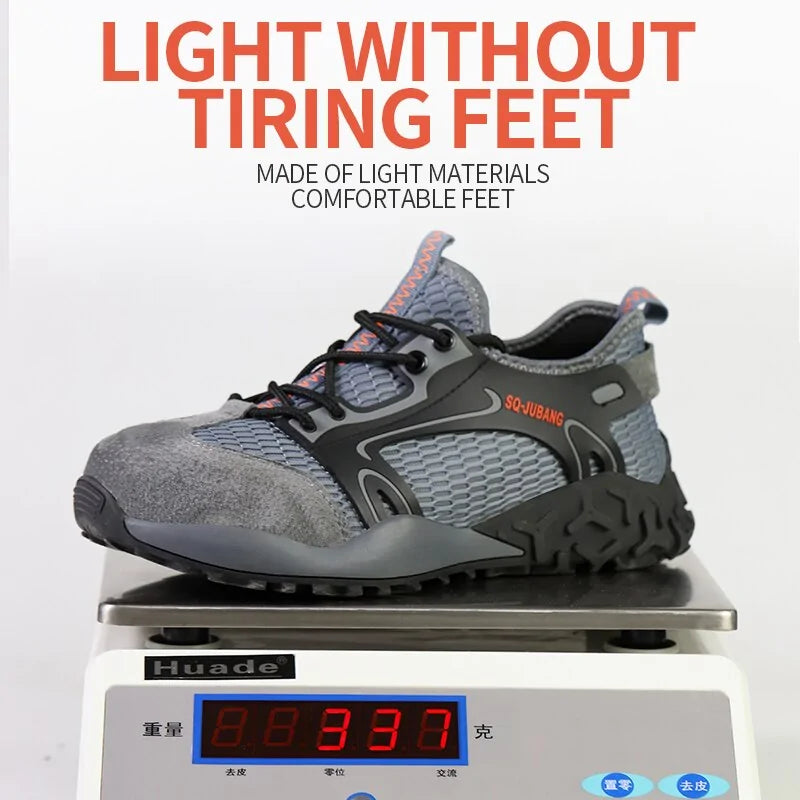 Steel Toe Anti-Collision Breathable Safety Work Boots