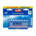 Rubin AAA Alkaline Batteries 1.5V 20-Pack - Reliable Power for Everyday Devices
