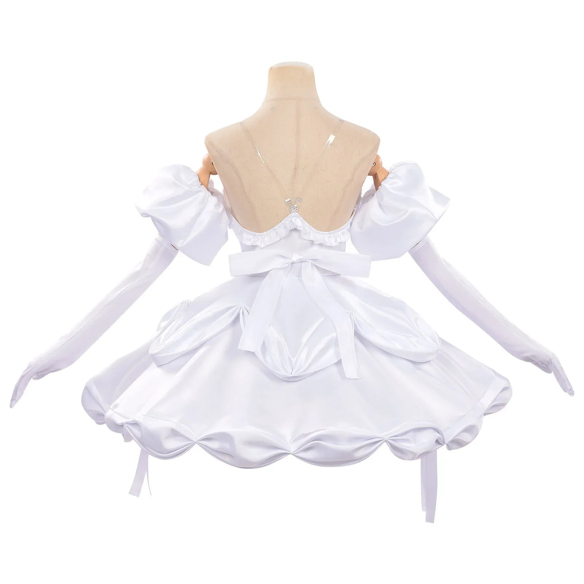 Alien Stage Sua Cosplay Costume White Dress Idol Stage Outfit ALNST Character Halloween Party Costume