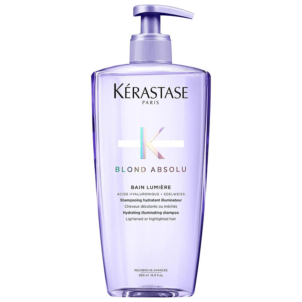 Kérastase Blond Absolu Hydrating Illuminating Shampoo - Color-Safe, Hyaluronic Acid Formula for Blonde or Lightened Hair