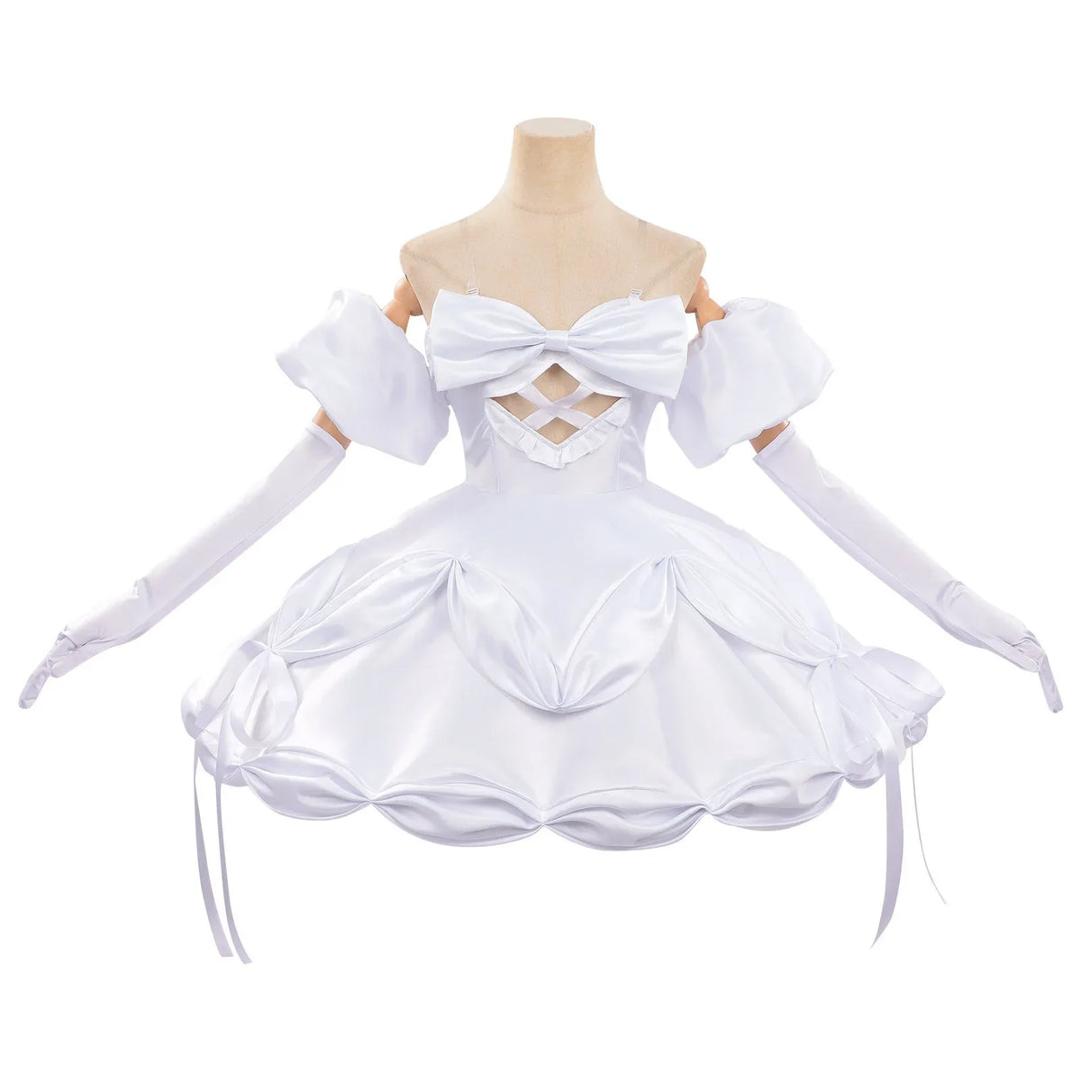 Alien Stage Sua Cosplay Costume White Dress Idol Stage Outfit ALNST Character Halloween Party Costume