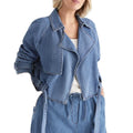 High Premium Quality Heavy Weight Washed Button Women Denim Jackets Polyester/Cotton Vintage Winter Clothing Wholesale