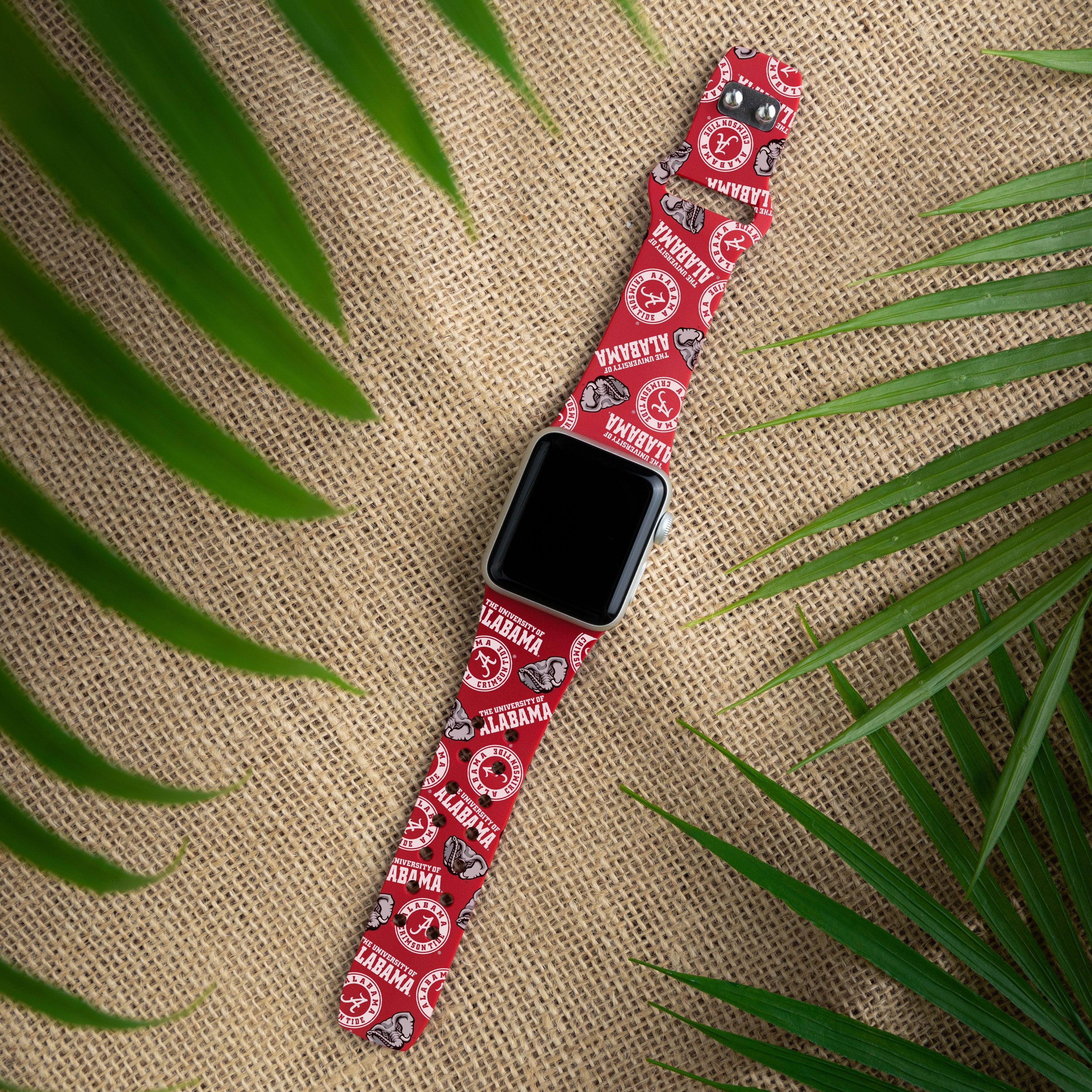 Alabama Crimson Tide HD Apple Watch Band