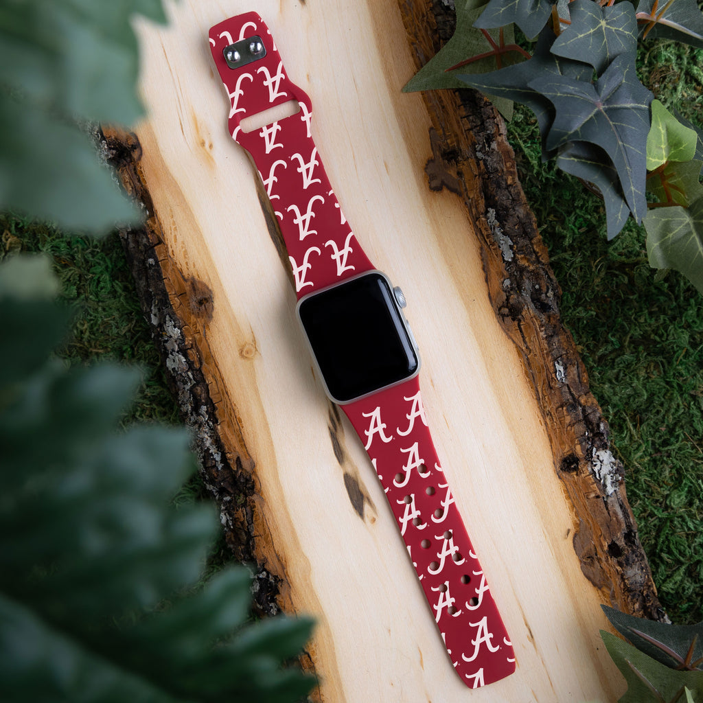 Alabama Crimson Tide HD Apple Watch Band