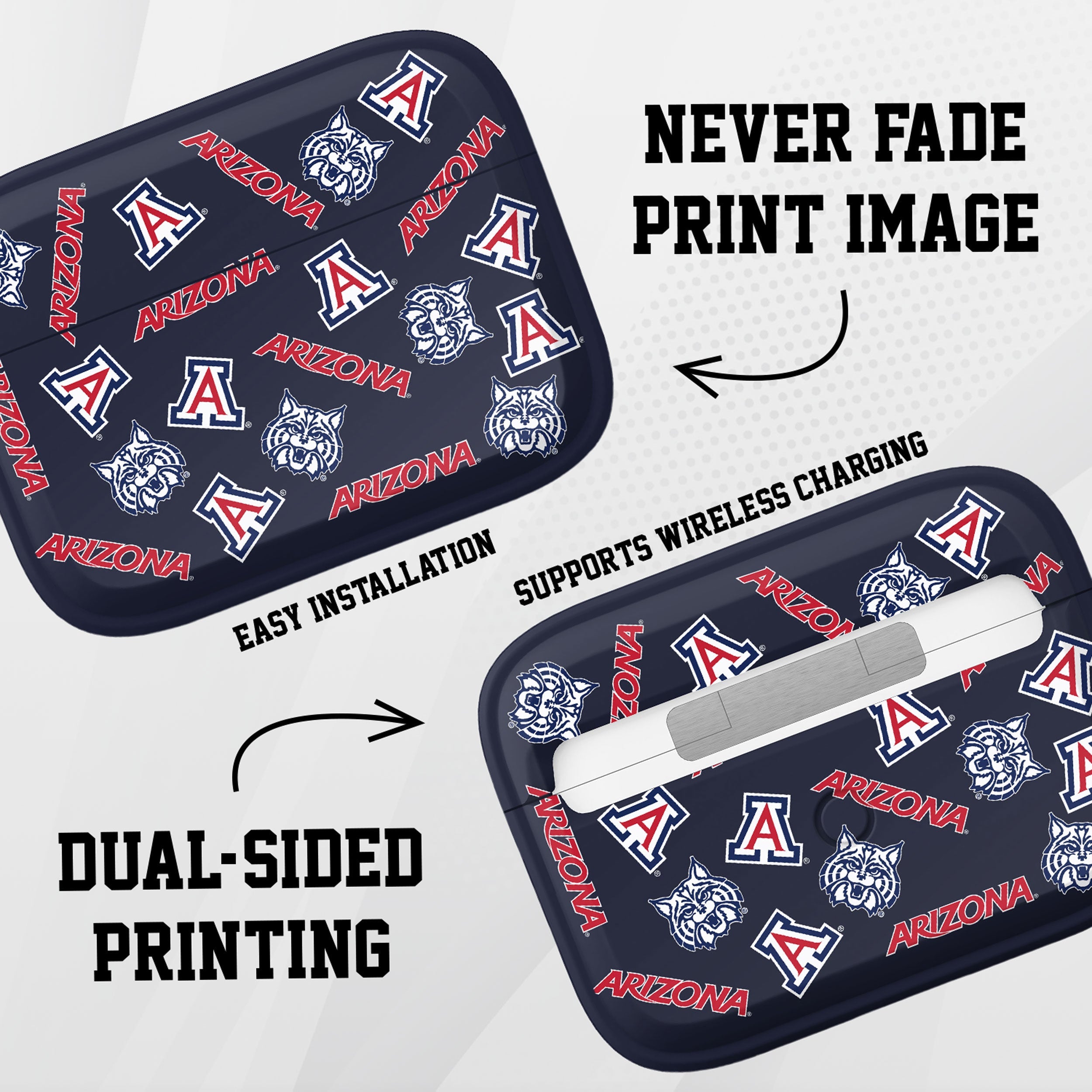 Arizona Wildcats HDX AirPods Pro 1 & 2 Case Cover