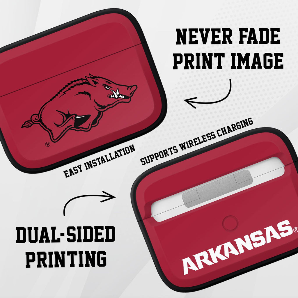 Arkansas Razorbacks HDX AirPods Pro 1 & 2 Case Cover