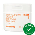 Dr. Jart+ Vitamin C Toner Pads - Brightening Skincare, Green Tea Enzyme Exfoliant, Vegan & Cruelty-Free