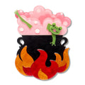 Spookin' Spa Day Brooch by Erstwilder