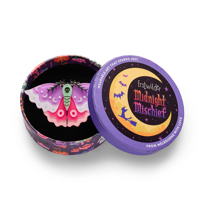 Flutter By Night Brooch by Erstwilder