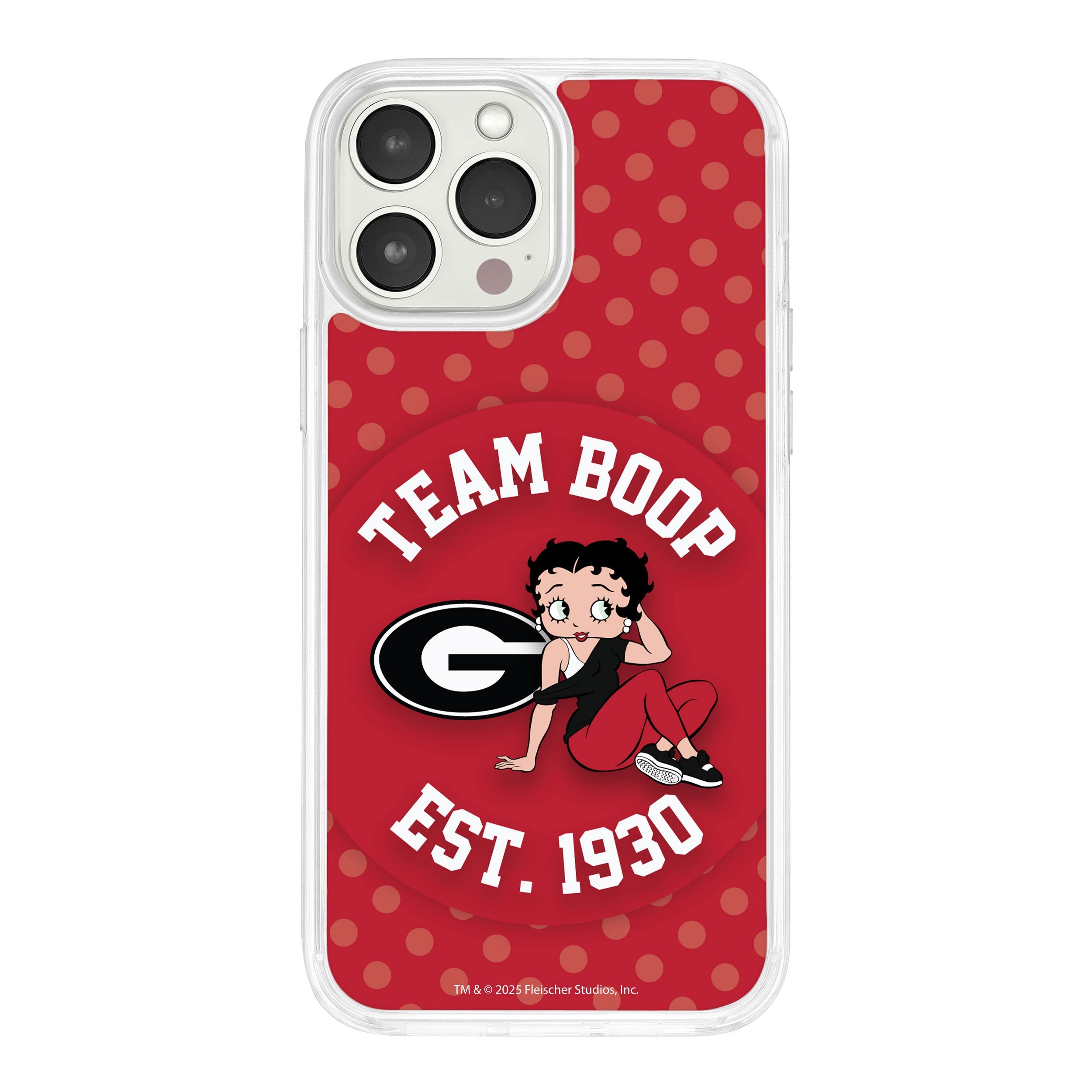Georgia Bulldogs X Betty Boop HD Apple iPhone 12 Mag-Safe Phone Case