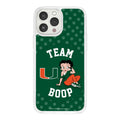 Miami Hurricanes X Betty Boop HD Apple iPhone 14 Mag-Safe Phone Case