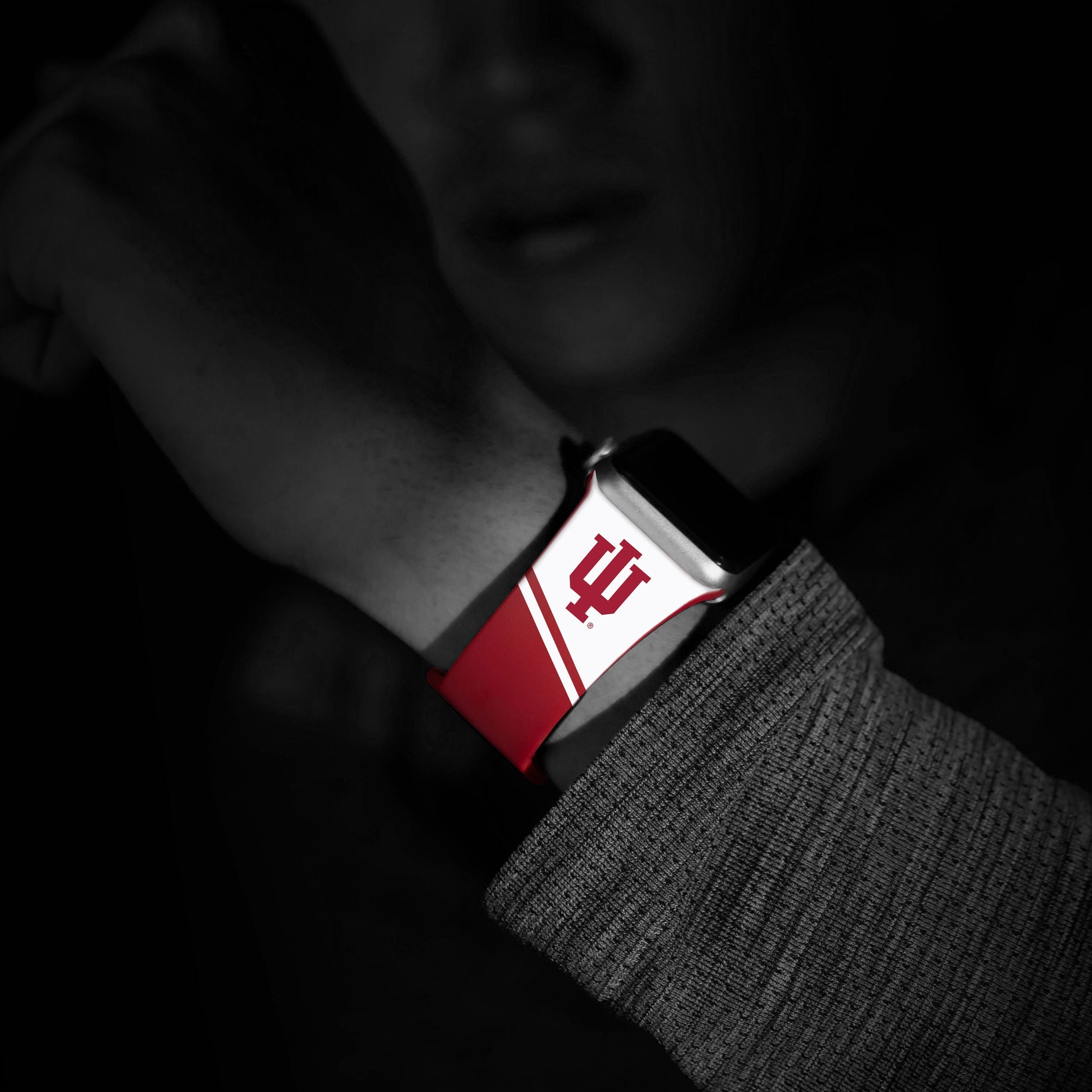 Indiana Hoosiers HD Apple Watch Band