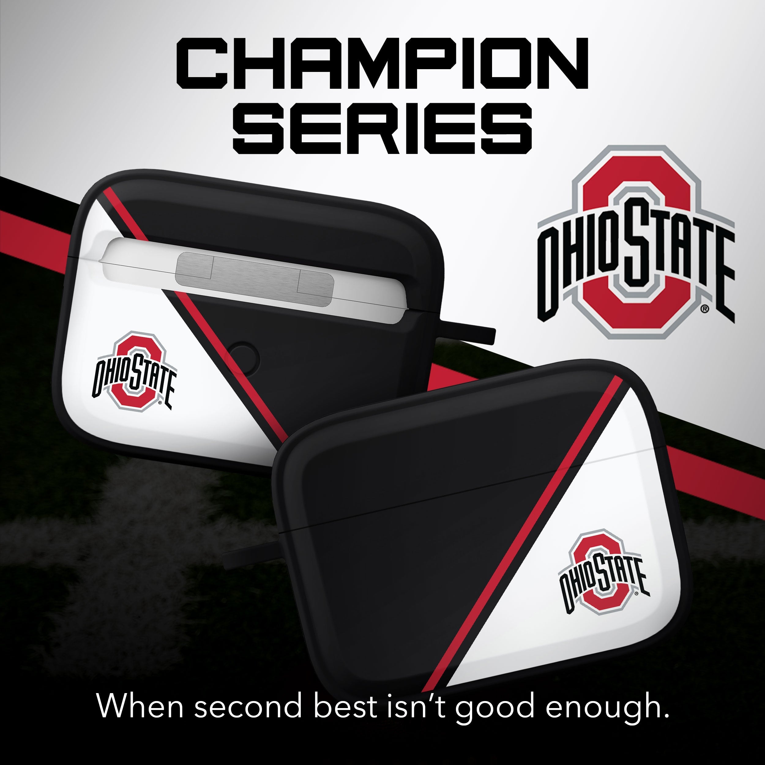 Ohio State Buckeyes HDX Champion Series Apple AirPods Pro 1 & 2 Case Cover