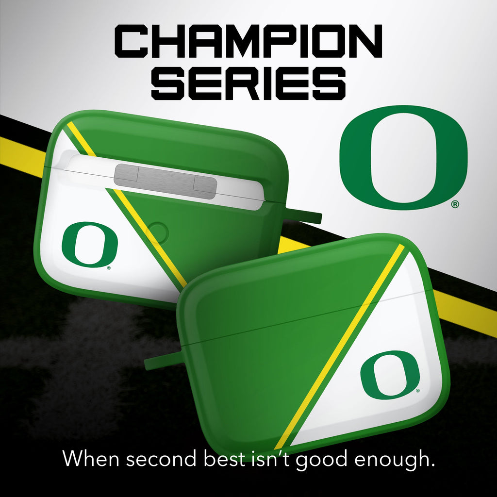 Oregon Ducks HDX Champion Series Apple AirPods Pro 1 & 2 Case Cover