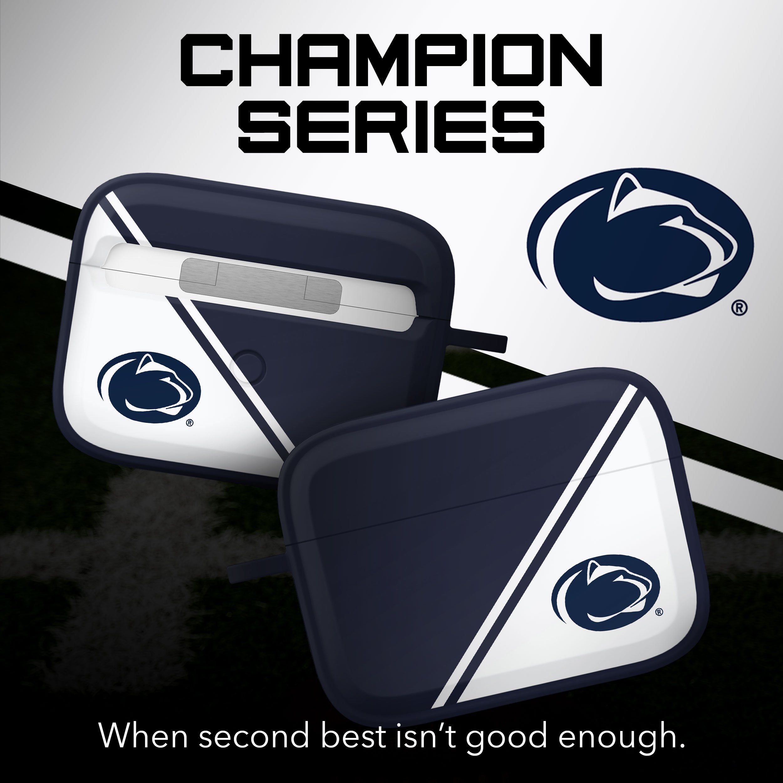 Penn State Nittany Lions HDX Champion Series Apple AirPods 1 & 2 Pro Case Cover