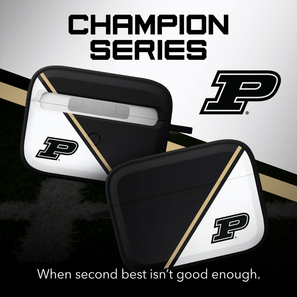 Purdue Boilermakers HDX Champion Series Apple AirPods Pro 1 & 2 Case Cover