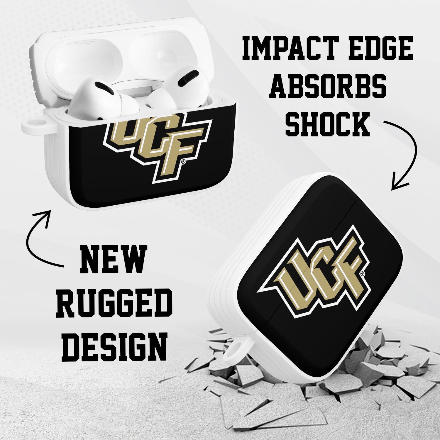 Central Florida Knights HDX Apple Airpods Pro 1 & 2  Case Cover