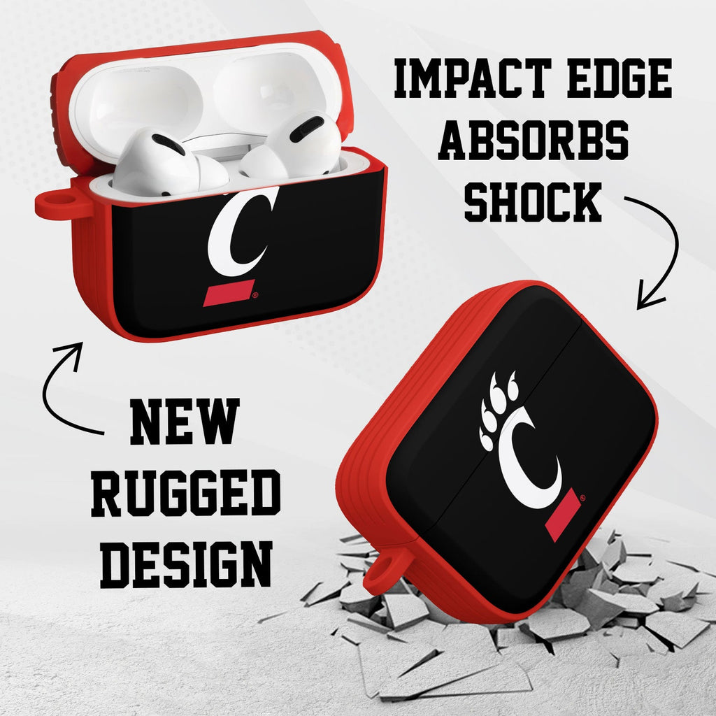 Cincinnati Bearcats HDX AirPods Pro 1 & 2 Case Cover