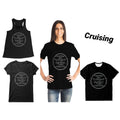 Rhinestone Cruising Tee Shirt Crew Neck, V Neck, Tank Top