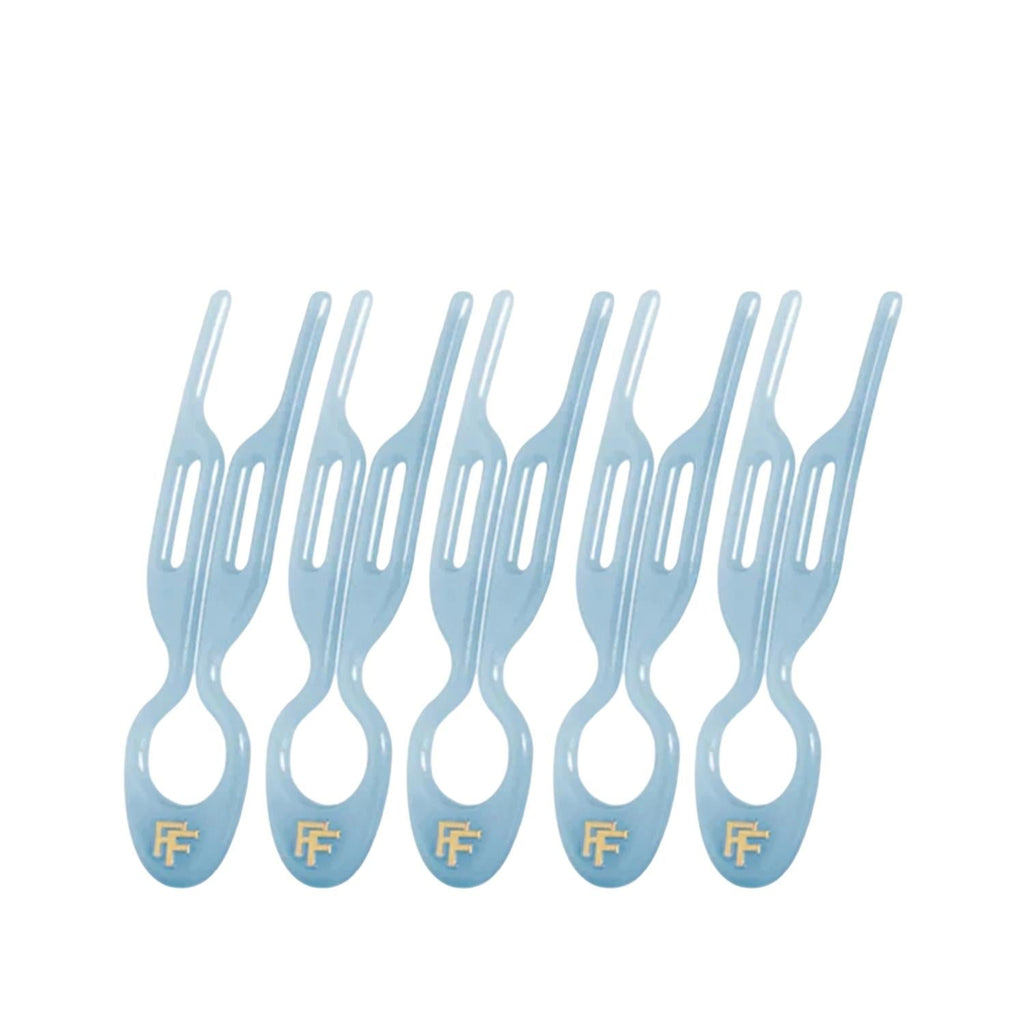 Fiona Franchimon No. 1 Hairpin Sky Blue Gentle Hold 5-Pack