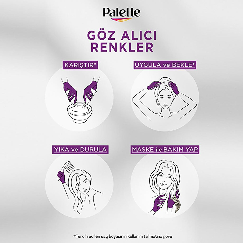 Palette Hair Dye - Vibrant, Nourishing, and Long-Lasting Color for Intense Shine