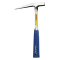 Estwing E3-13P 13oz Lightweight Rock Pick w/ Blue Vinyl Shock Reduction Grip (Smooth Face)
