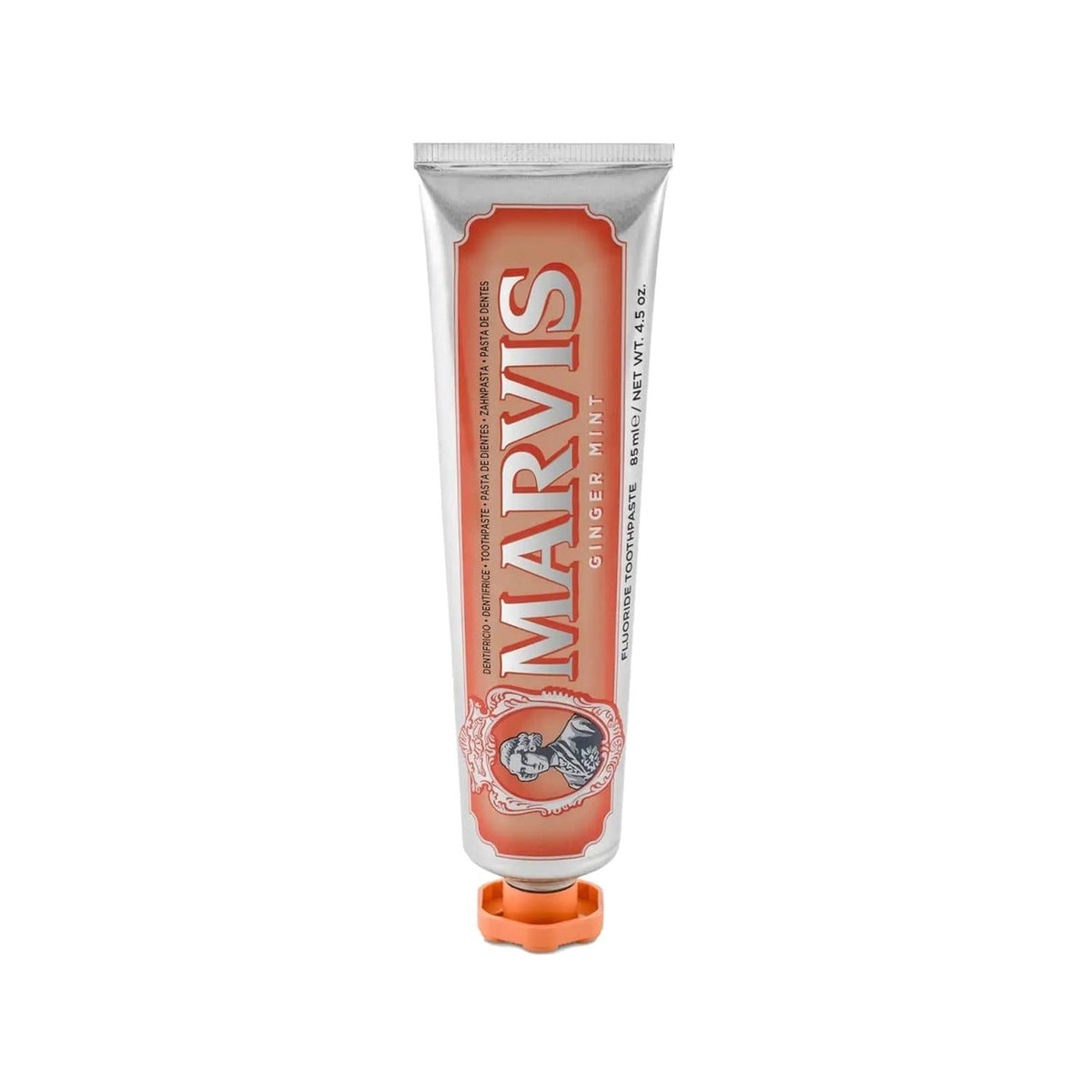 Marvis Ginger Mint Toothpaste with Xylitol - Premium Oral Care, Unique Flavor, 85ml