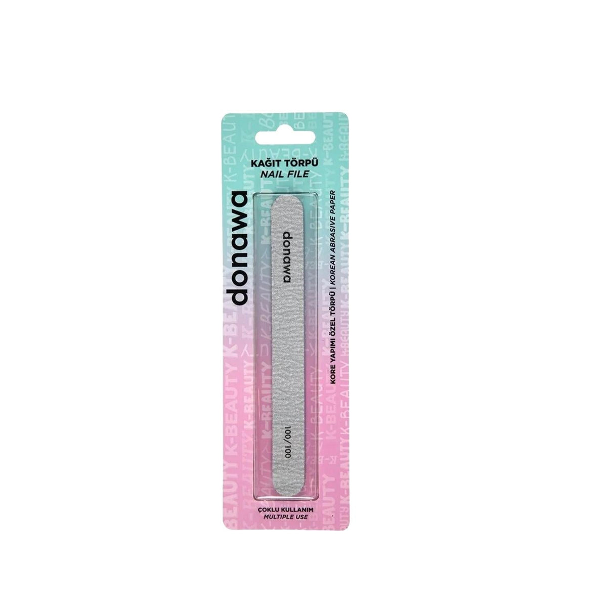 Donawa Nail File 1820 - Gentle Paper Nail Care for Personal Grooming