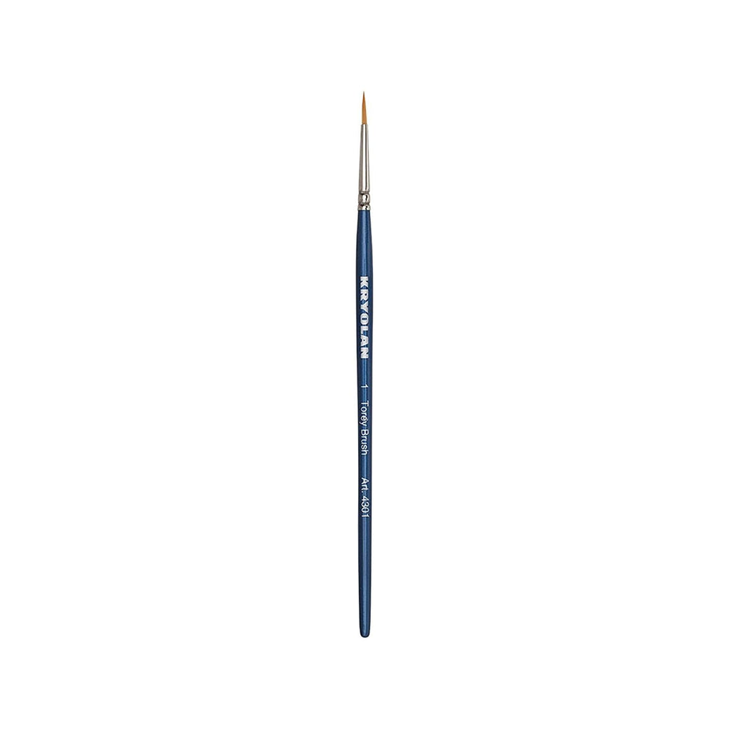 Kryolan Torey Round Fine Point Makeup Brush 1
