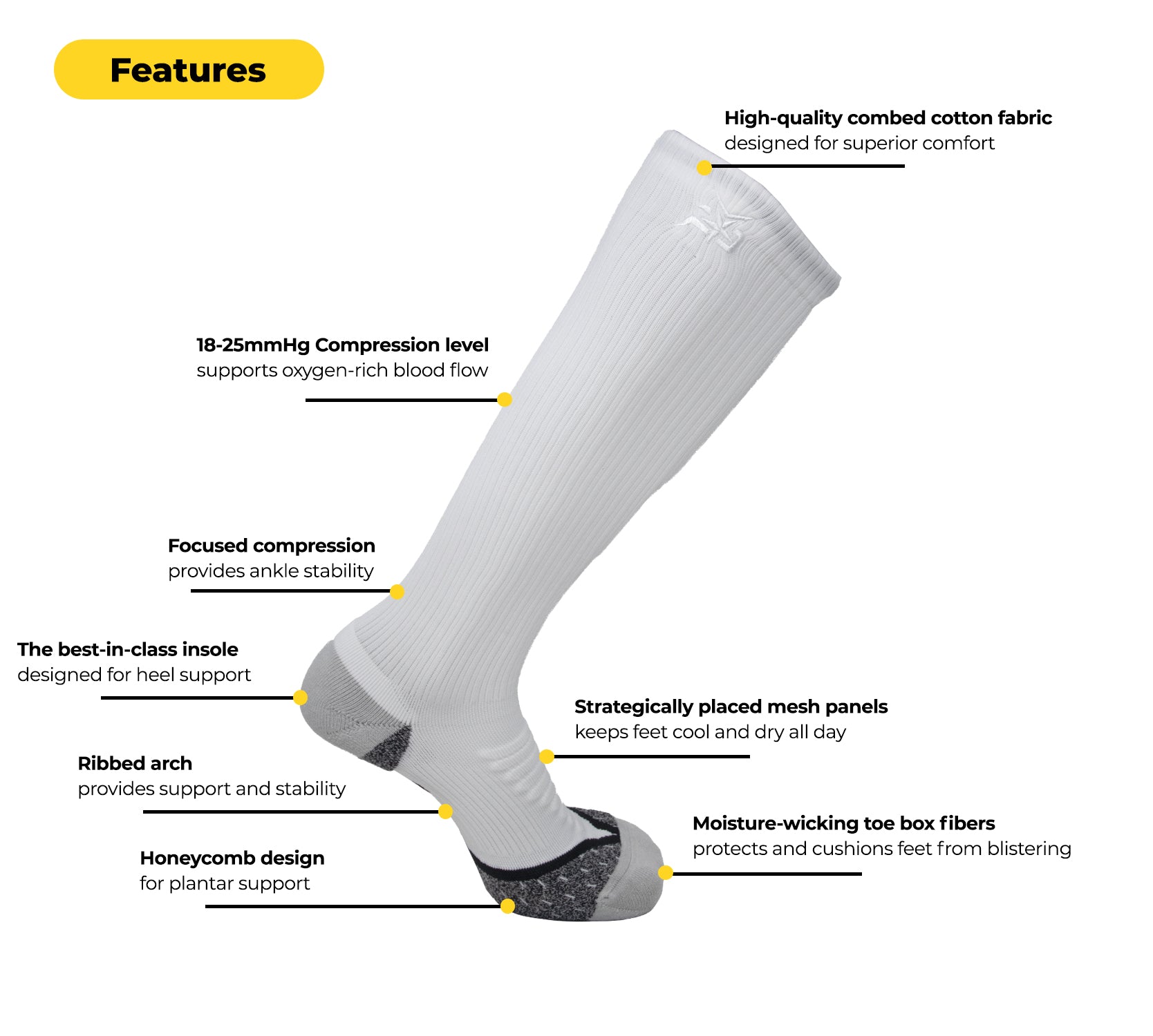 AMP Ankle Compression Socks