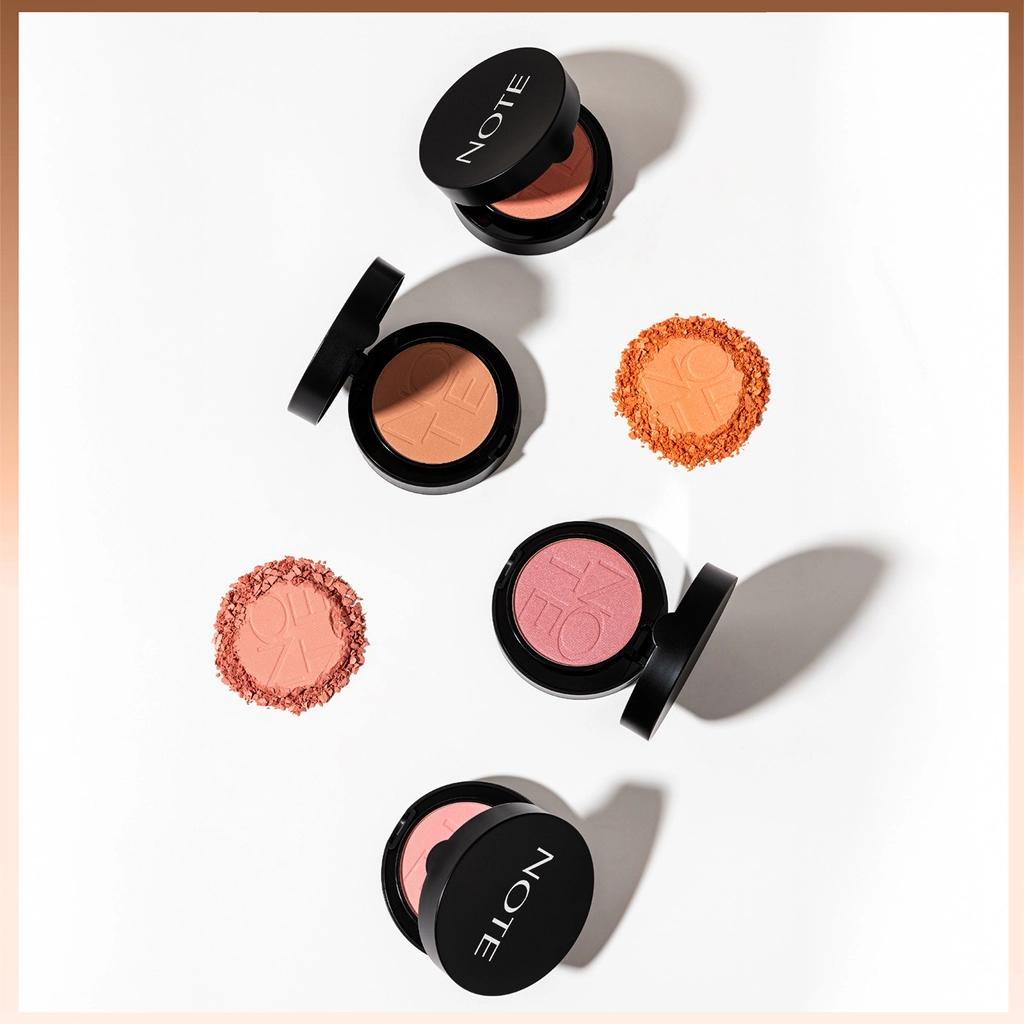 Note Luminous Silk Compact Blusher 11 Sunset for Radiant Glow