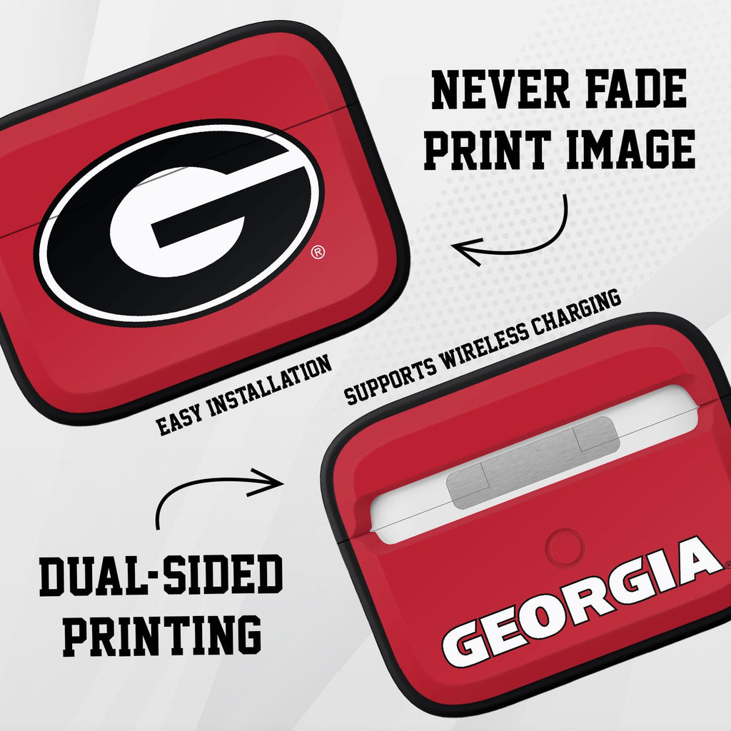 Georgia Bulldogs HDX AirPods Pro 1 & 2 Case Cover