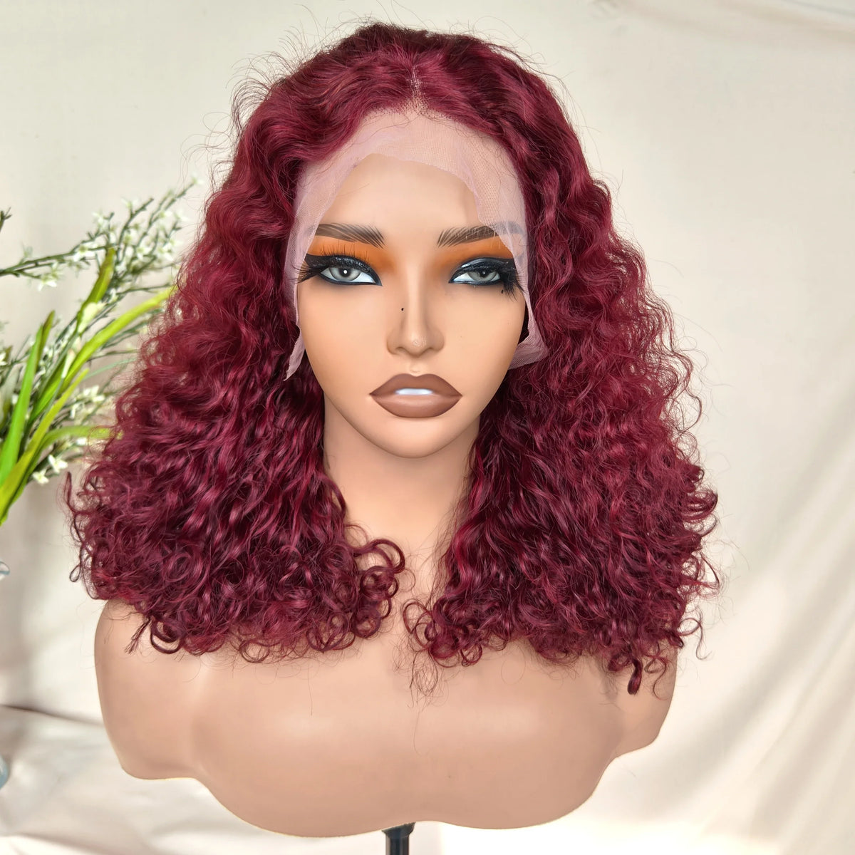 12A Honey Blonde 5*5 Lace Front 200% Remy Hair Short Highlight Rose Curly Pixie Cut Bob Highlight Human Hair Wig for Black Women