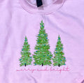 Merry and Bright  - Side Bow Sweatshirt