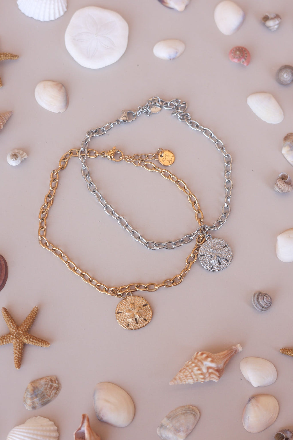 Sand Dollar Anklet
