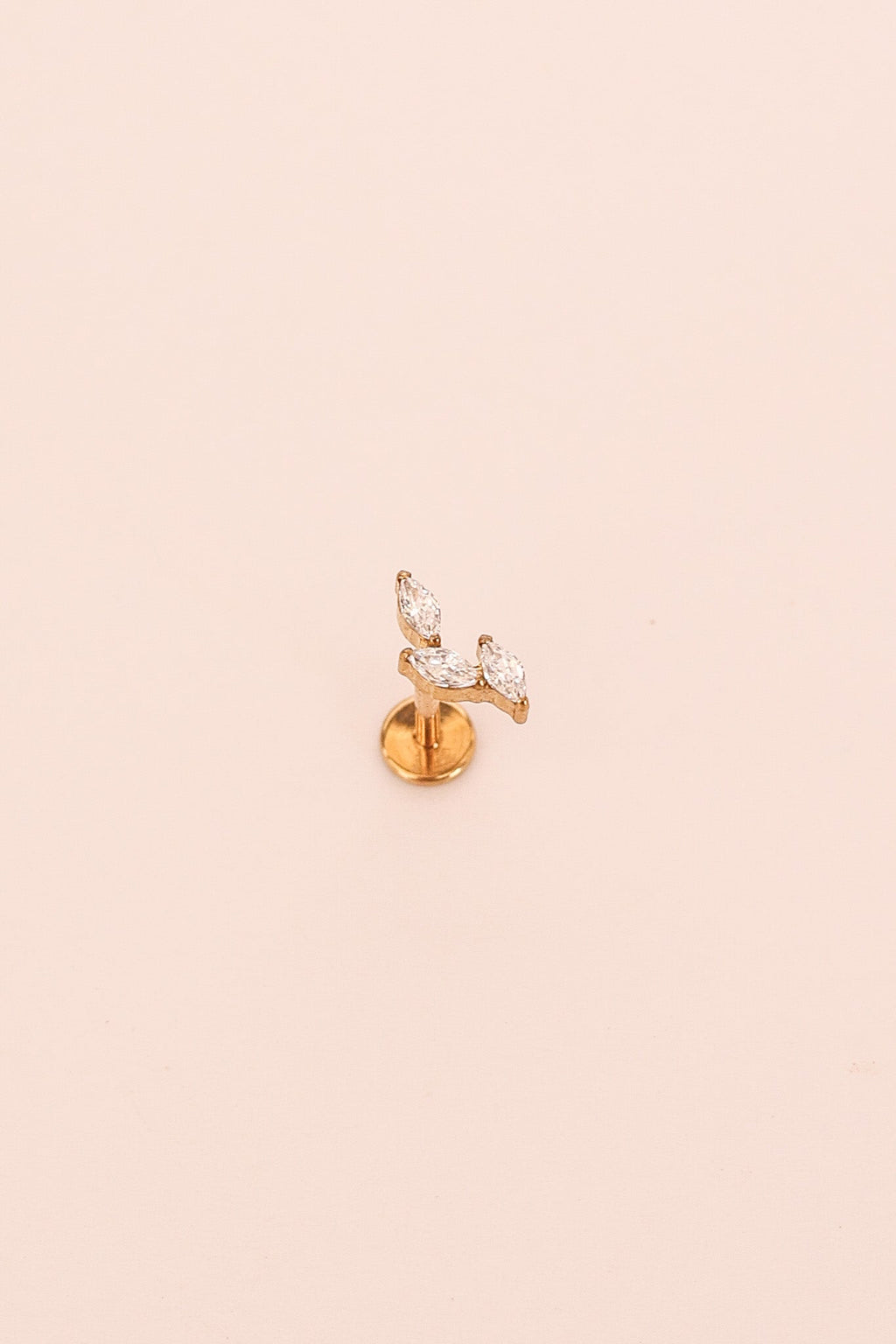 Vine Flat Back Stud
