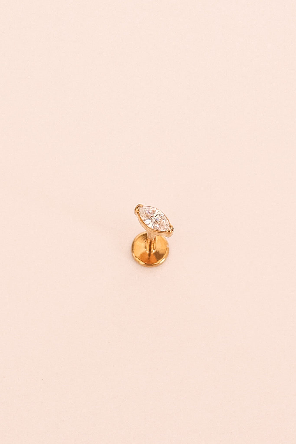 Marquise Flat Back Stud