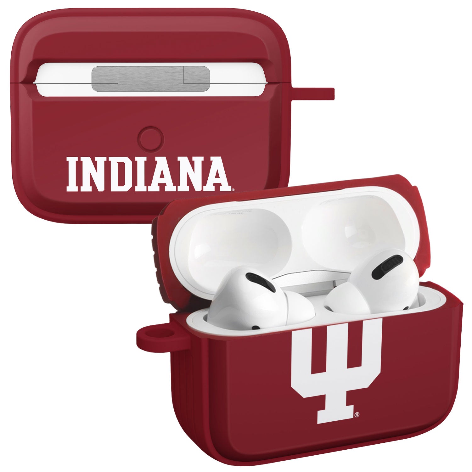 Indiana Hoosiers HDX Apple Airpods Pro 1 & 2 Case Cover