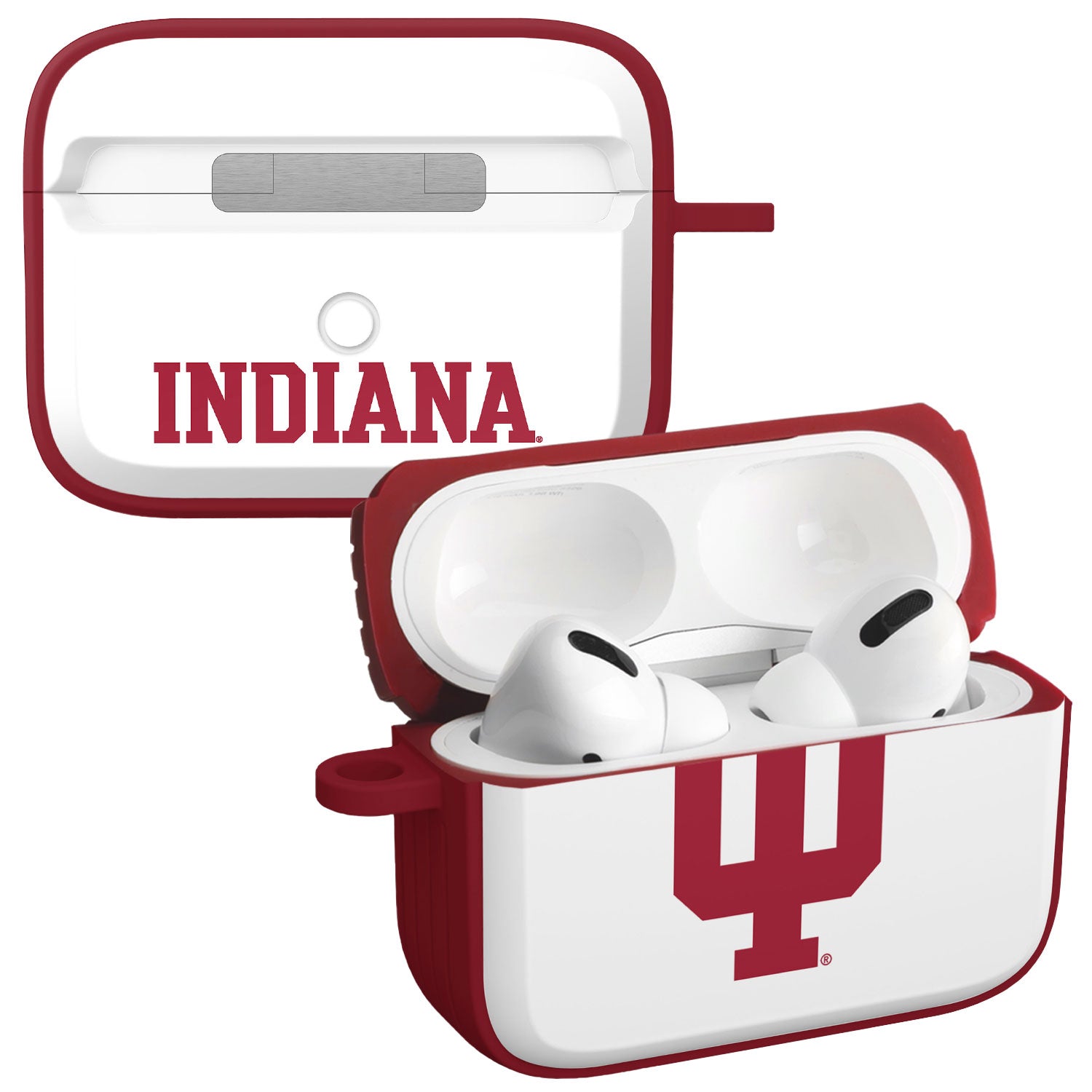 Indiana Hoosiers HDX Apple Airpods Pro 1 & 2 Case Cover
