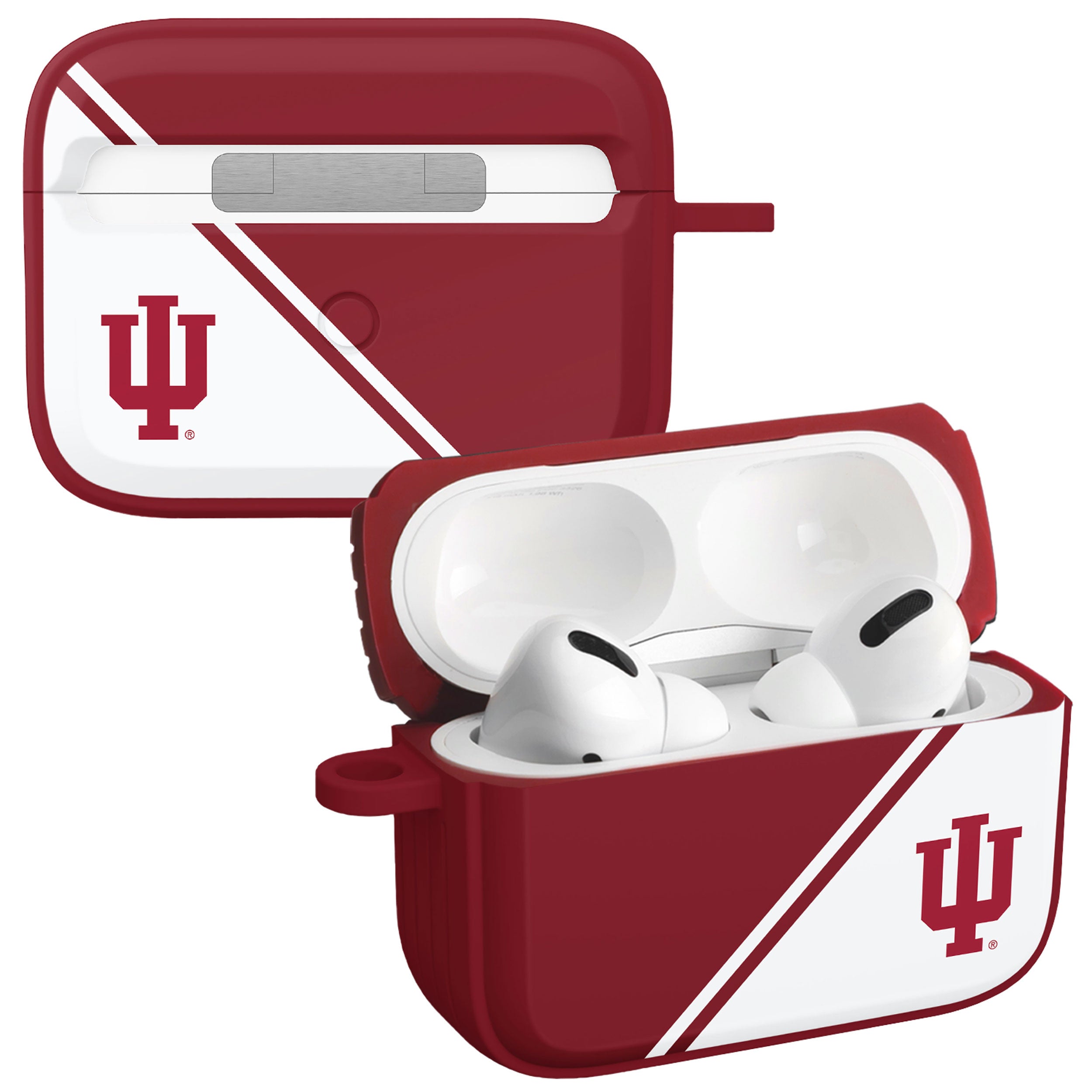 Indiana Hoosiers HDX Champion Series Apple AirPods 1 & 2 Pro Case Cover