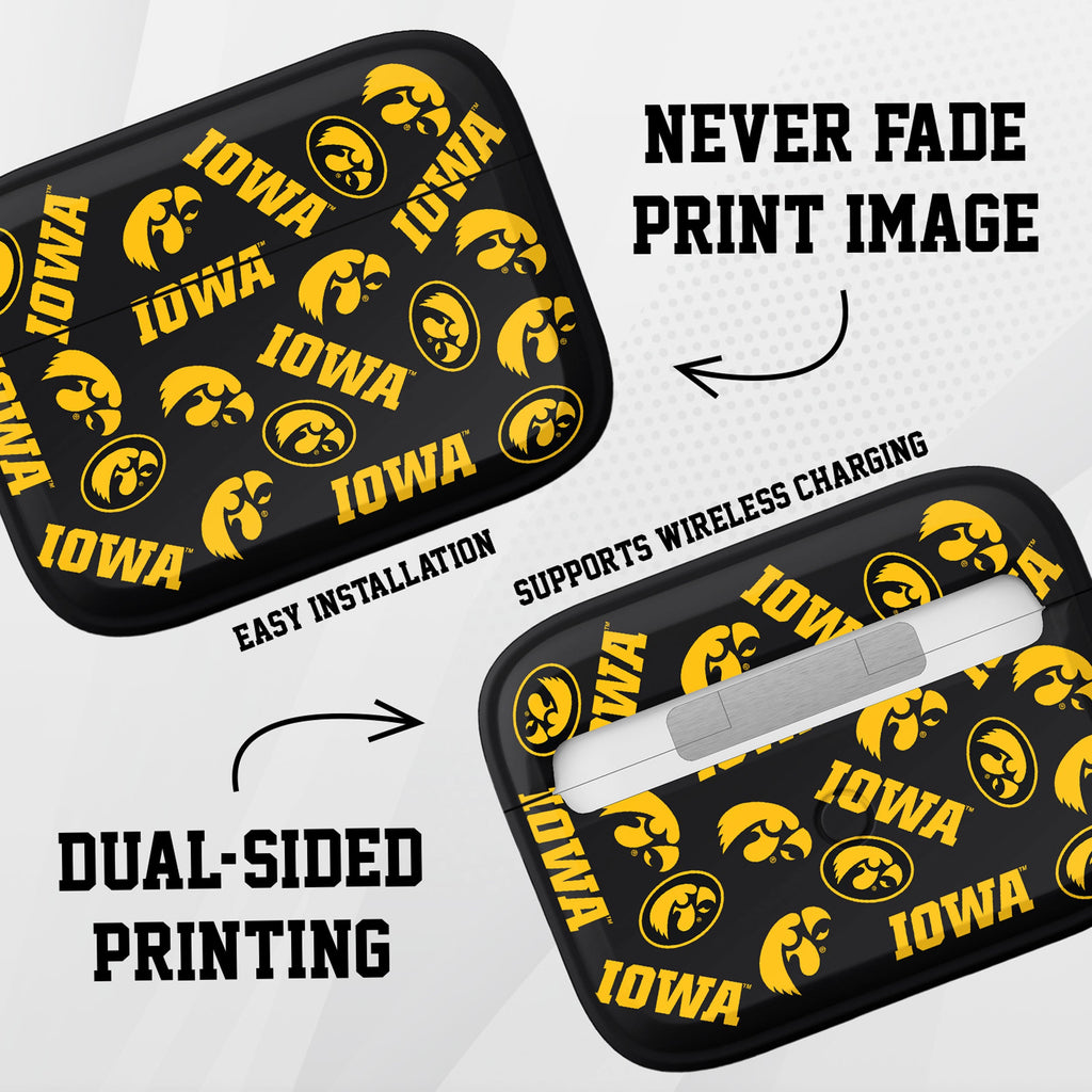Iowa Hawkeyes HDX AirPods Pro 1 & 2 Case Cover