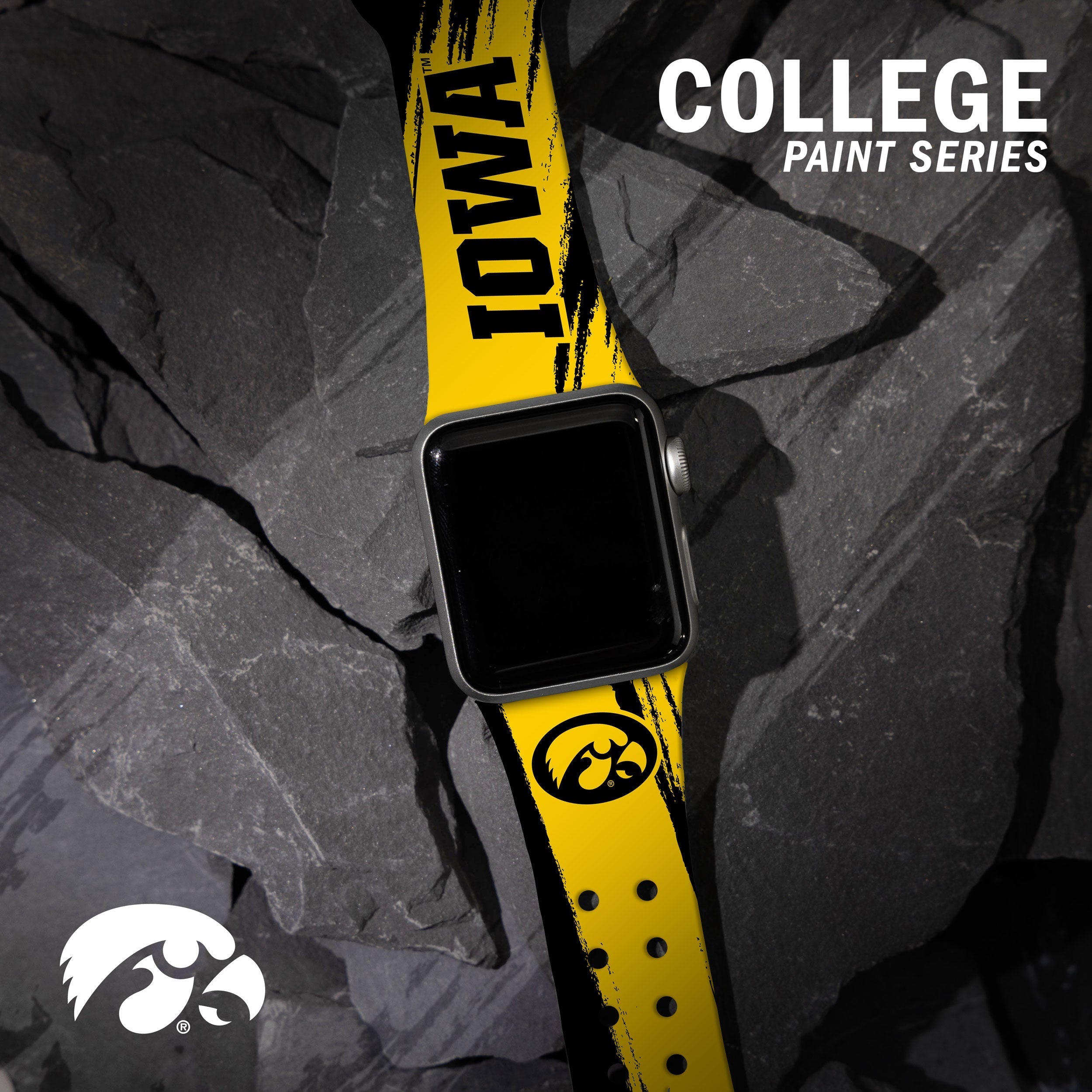 Iowa Hawkeyes HD Apple Watch Band
