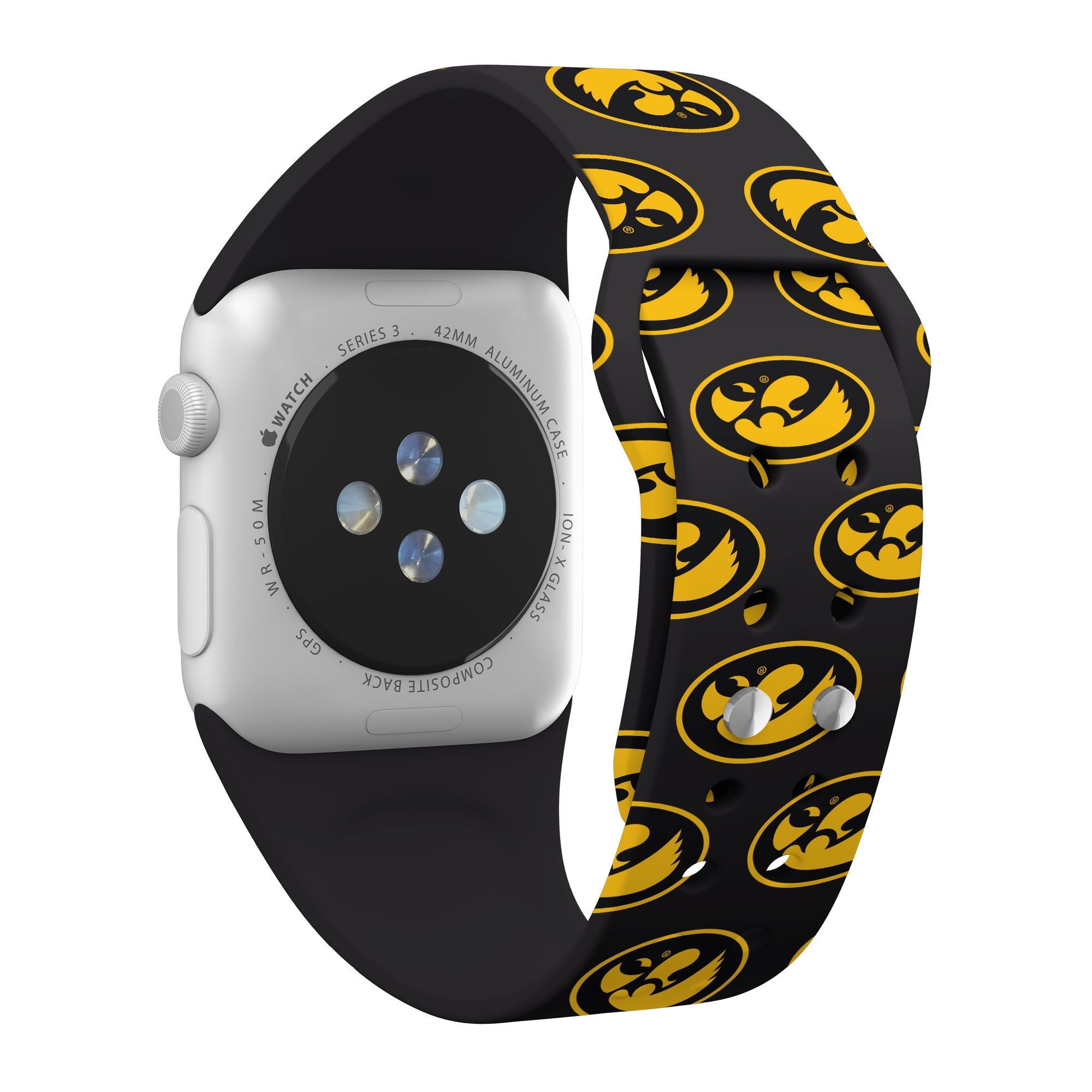 Iowa Hawkeyes HD Apple Watch Band