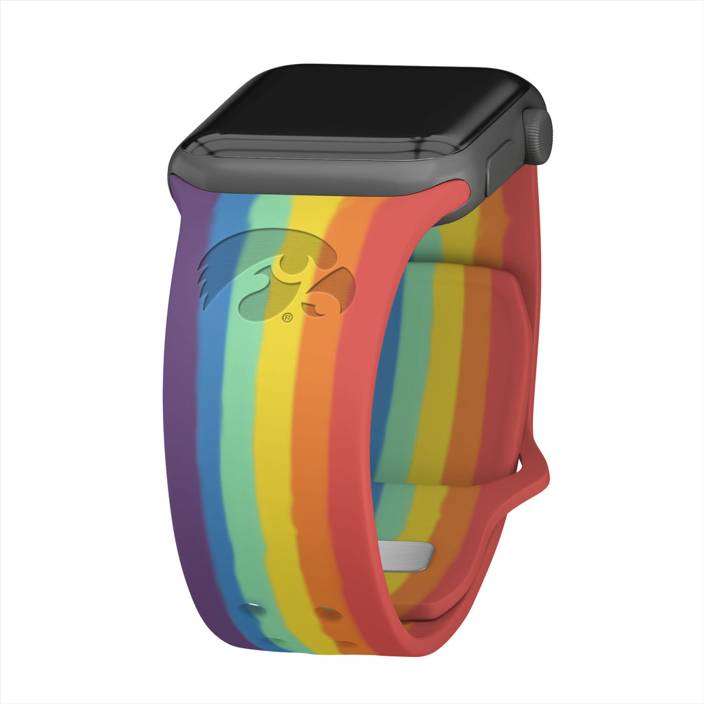 Iowa Hawkeyes Engraved Apple Watch Band