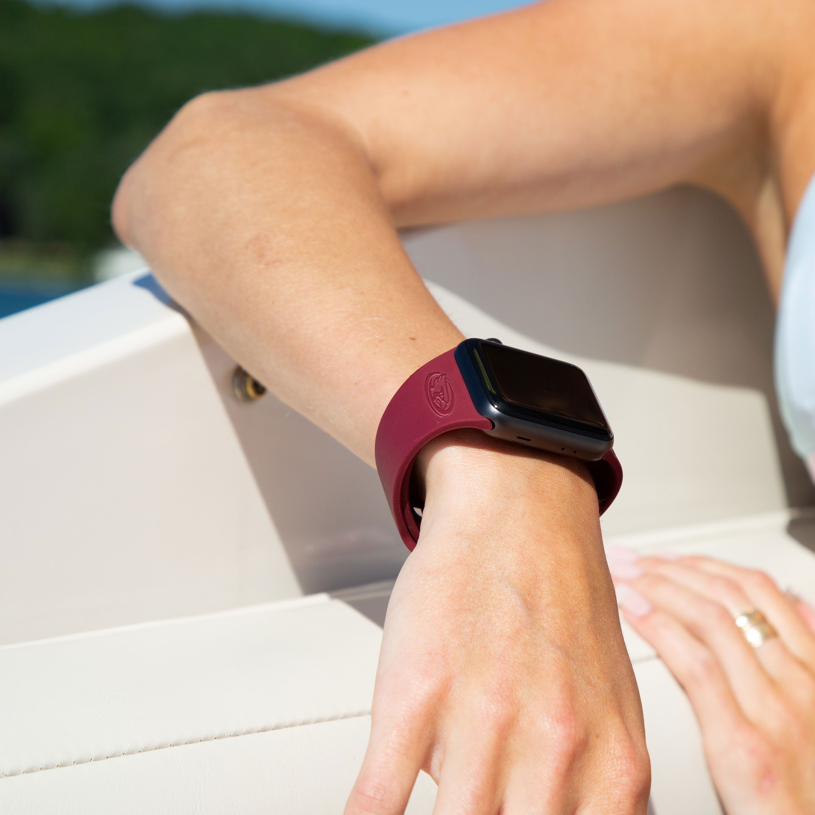 Iowa State Cyclones Engraved Apple Watch Band